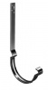Крюк желоба длинный полоса 125/90 Ral 9005 Grand Line
